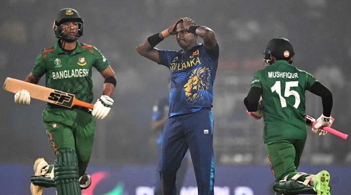 Bangladesh knock Sri Lanka out of ICC World Cup 2023