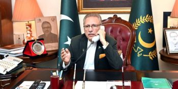 Arif Alvi speaks to Palestinian President, condemns Israeli brutalities