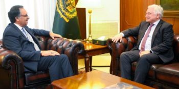 German ambassador, FM Jilani discuss bilateral relations