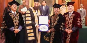 UAE Ambassador to Pakistan awarded honorary doctorate