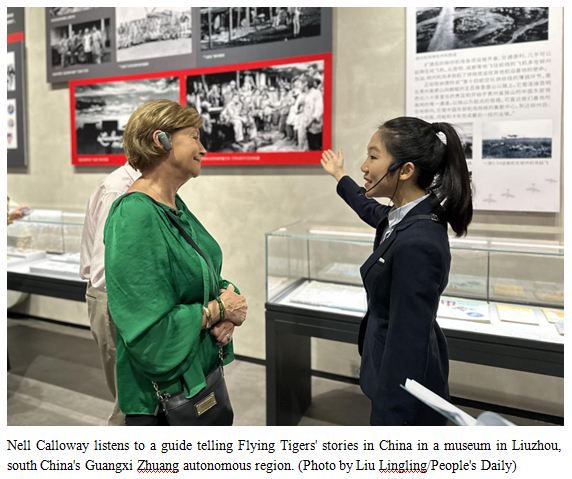 Flying Tigers spirit promotes China-U.S. friendship