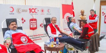 PRCS organizes blood donation camp at Turkish Embassy 