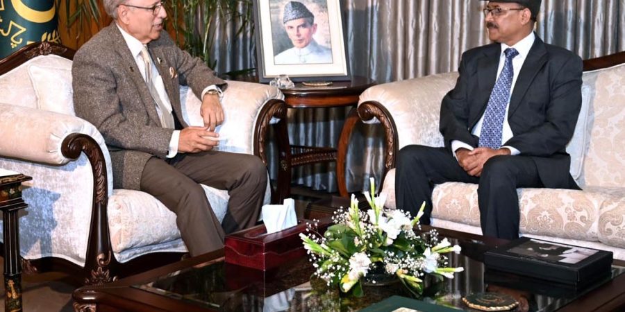 Pak HC-designate to Sri Lanka calls on President Alvi