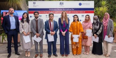 Jane Marriott welcomes returning Chevening and Commonwealth scholars to Pakistan