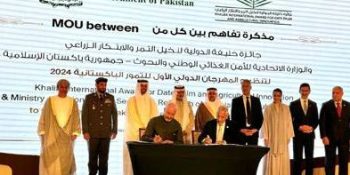 Pakistan and UAE sign MoU for promotion of date palm cultivation