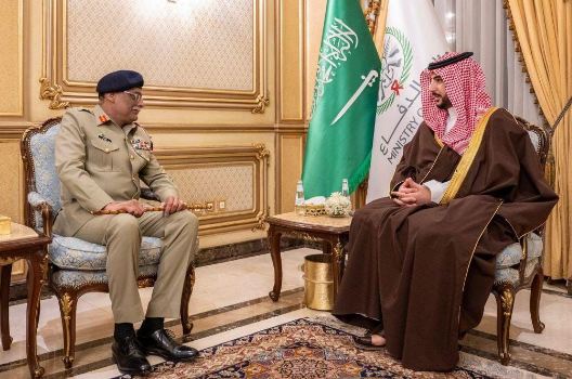 Chairman JCSC engages in strategic talks with Saudi defense minister