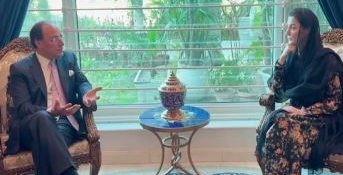 CM Maryam meets Finance Minister Muhammad Aurangzeb