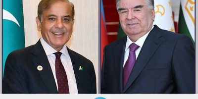 PM Shehbaz expresses gratitude for congratulatory message from Tajik President