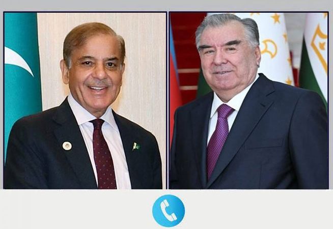 PM Shehbaz expresses gratitude for congratulatory message from Tajik President