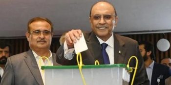 Zardari gets elected as president for second time with overwhelming majority