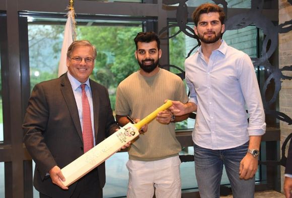 Ambassador Blome Hosts Pakistan Cricket Team Ahead of T20 World Cup in US