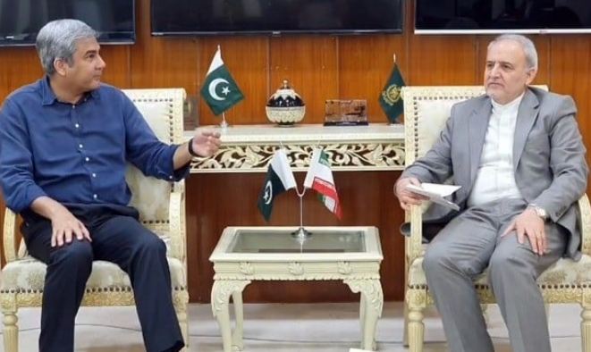 Iranian Ambassador discusses details of President’s visit with Mohsin Naqvi