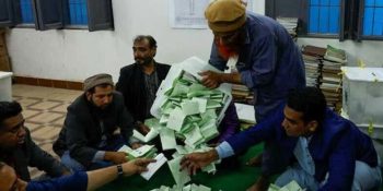 Counting of votes underway on by-polls in 21 national and provincial seats