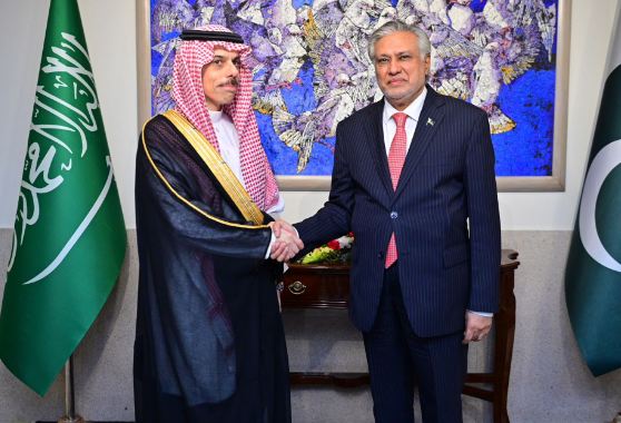 Dar hosts Saudi Counterpart Prince Faisal Bin Farhan for strategic discussions