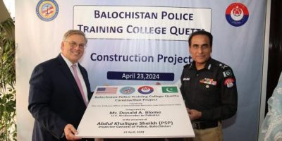 U.S. embassy inaugurates state-of-the-art police training campus in Quetta