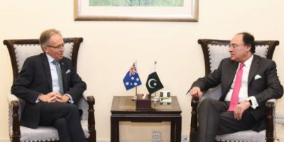Australian HC meets Minister for Finance and Revenue Muhammad Aurangzeb