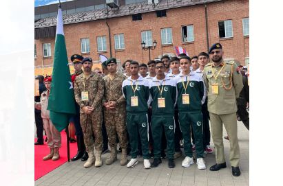 First time ever Pak Contingent Takes part in games in Russia under Intl Military Sports Council