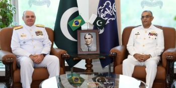 Brazilian Chief of Staff visits Naval Headquarters Islamabad