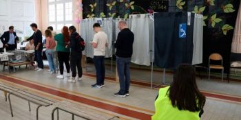 Turnout is high