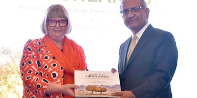 Reverie of Highlands" by Gaynor Shaw launched at Islamabad Serena Hotel