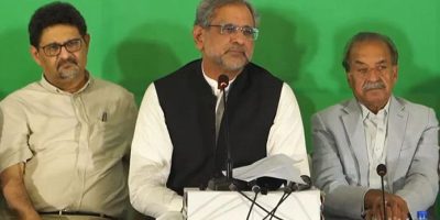 'Tainted politicians will not be part of Awaam Pakistan': Khaqan Abbasi, Miftah Ismail launch new party