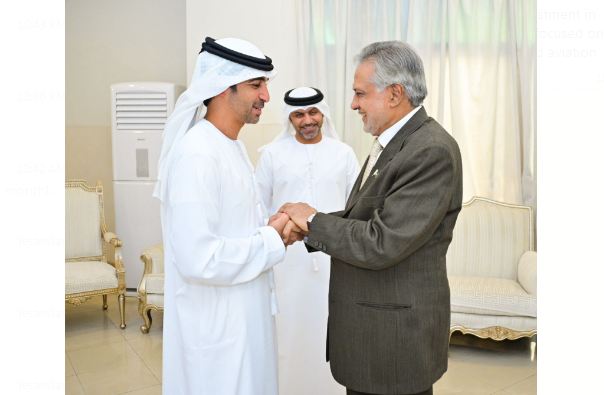 Sheikh Ahmed Al Maktoum discusses investments with Pakistan’s DPM/FM