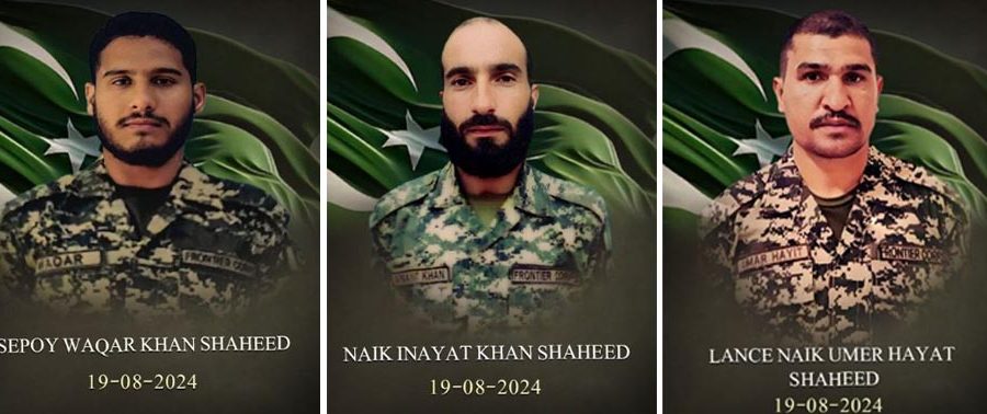 Three soldiers embrace shahadat in Bajaur during border clash with Khwarij: ISPR