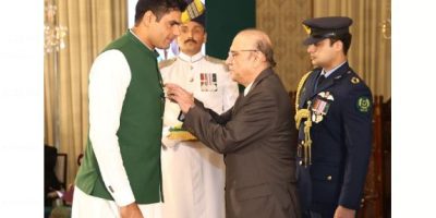 President confers Hilal-i-Imtiaz upon Olympic hero Arshad Nadeem