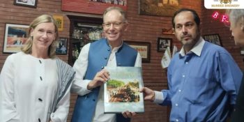 Australian ambassador visits Murree Brewery, receives souvenir from CEO