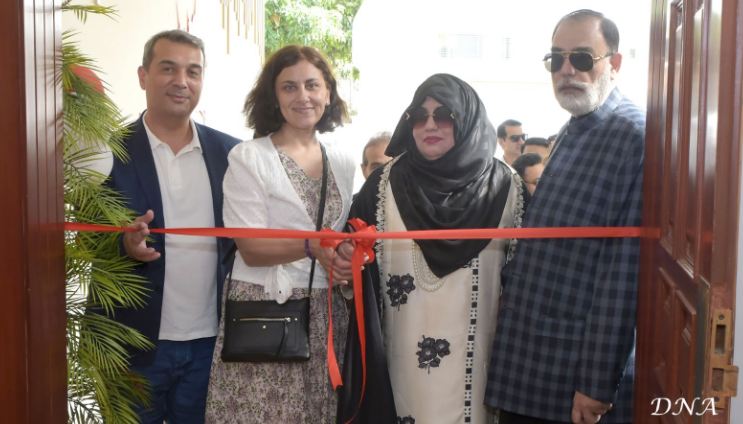 Talha Mahmood, Azerbaijan Ambassador inaugurate 'Red Maple' School