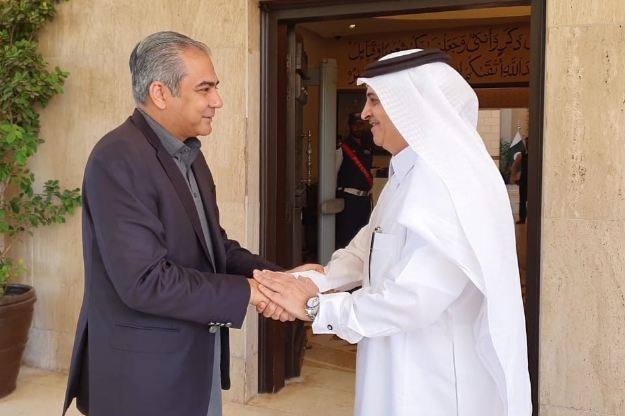 Mohsin Naqvi meets Saudi Ambassador Nawaf bin Said Ahmed Al-Malki