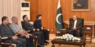 President lauds services of A.Q.Khan Hospital Trust, assures his support