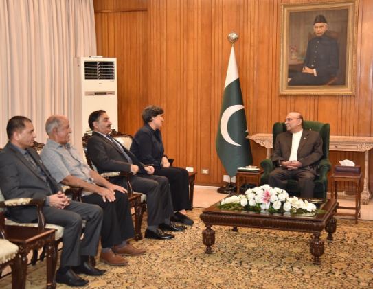 President lauds services of A.Q.Khan Hospital Trust, assures his support