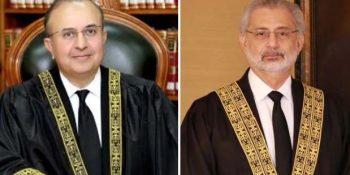 CJP Isa remained 'complacent, indifferent' to external pressure on judiciary: Justice Shah