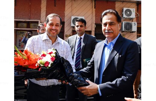 CEO Murree Brewery welcomes NA Speaker Ayaz Sadiq at Murree Brewery