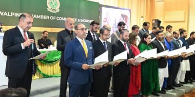 Usman Shaukat sworn in as RCCI President