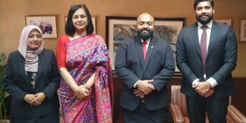 Newly-arrived Maldives HC pays courtesy visit to Indian acting envoy