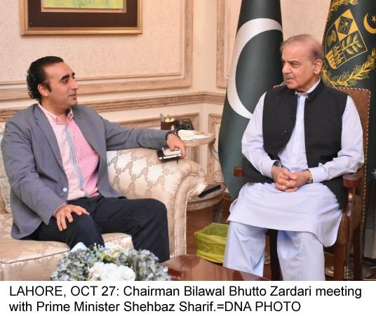 Chairman Bilawal calls on PM Shehbaz