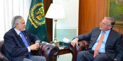 US ambassador calls on DPM Ishaq Dar