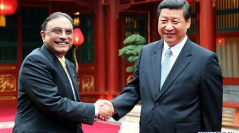 President Zardari thanks President Xi