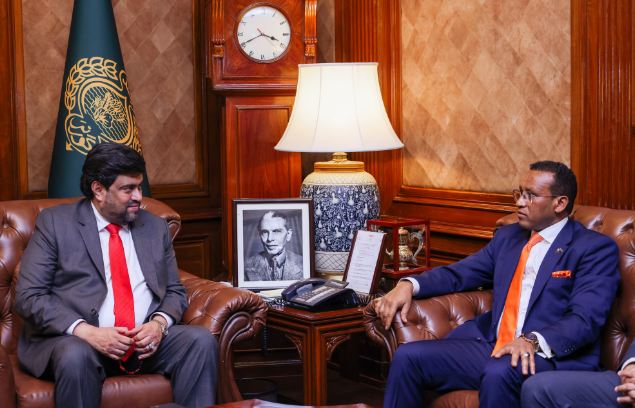 Ethiopian ambassador lauds governor Sindh for youth empowerment initiatives