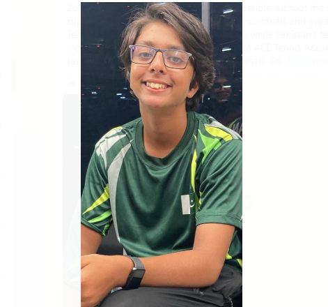 Zohaib Malik earns No 1 position in U-14 Pakistan tennis rankings