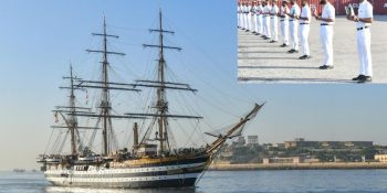 Italian Navy Ship Amerigo Vespucci visits Karachi