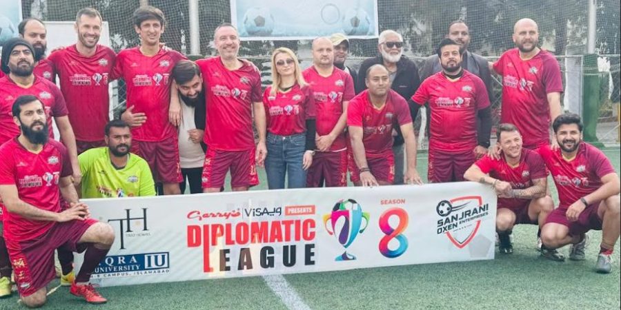 Diplomatic Football League Season 8 kicked off in Islamabad