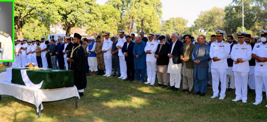 Former Naval Chief Admiral Yastur ul Haq Malik laid to rest in Lahore