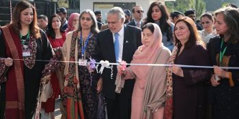 Dar opens Charity Bazaar at Foreign Office