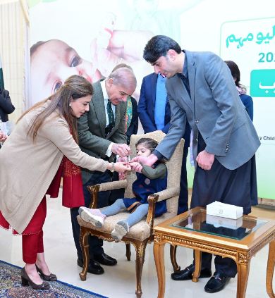 PM Shehbaz formally launches polio eradication drive