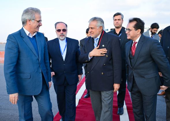 Ishaq Dar arrives in Mashhad for 28th ECO Council of Ministers Meeting