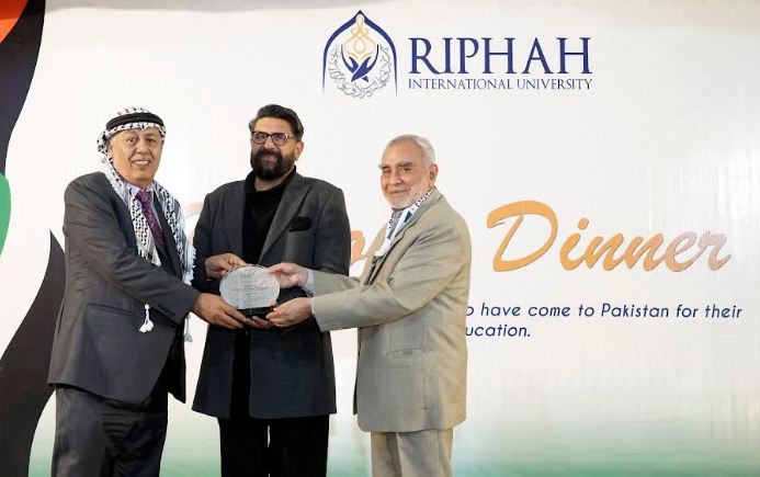 Riphah Int’l University hosts dinner to honor and welcome Palestinian students