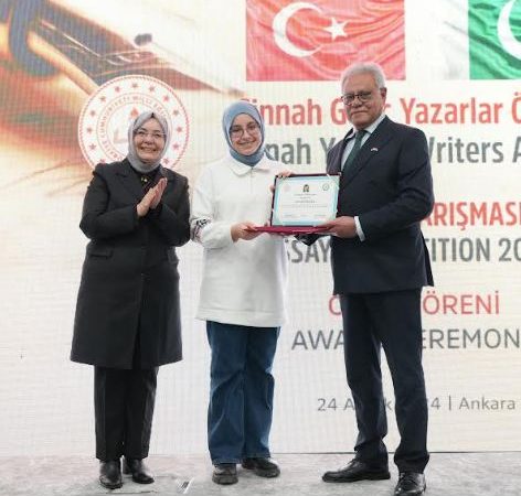 Prize distribution ceremony for 7th edition of ‘Jinnah young writers award’ held in Ankara